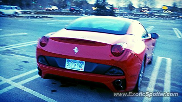 Ferrari California spotted in Lone Tree, Colorado