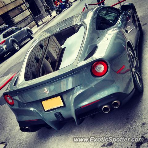 Ferrari F12 spotted in Montreal, Canada