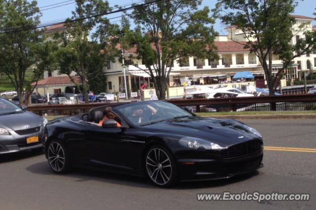 Aston Martin DBS spotted in Greenwich, Connecticut