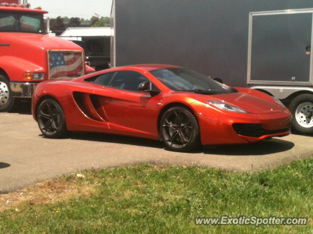 Mclaren MP4-12C spotted in Watkins Glen, New York