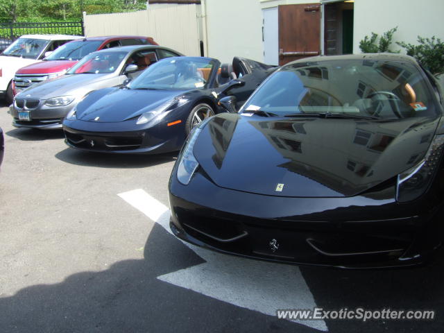 Ferrari 458 Italia spotted in Greenwich, Connecticut