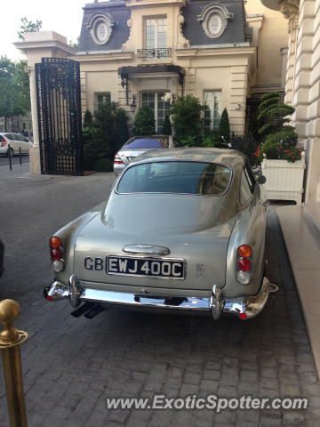 Aston Martin DB5 spotted in Paris, France