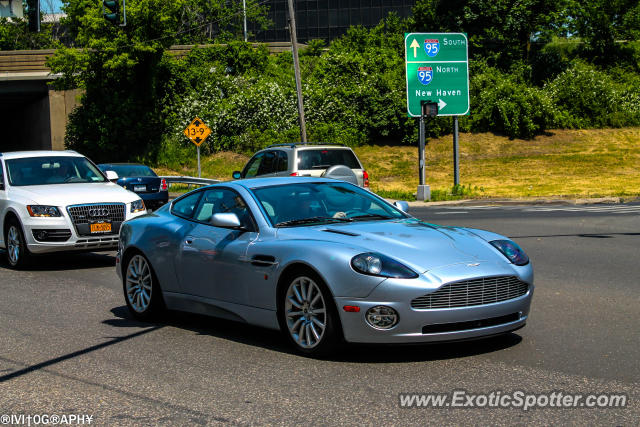 Aston Martin Vanquish spotted in Greenwich, Connecticut