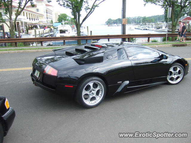 Lamborghini Murcielago spotted in Greenwich, Connecticut