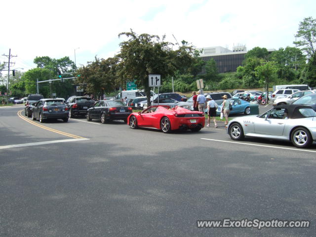 Ferrari 458 Italia spotted in Greenwich, Connecticut