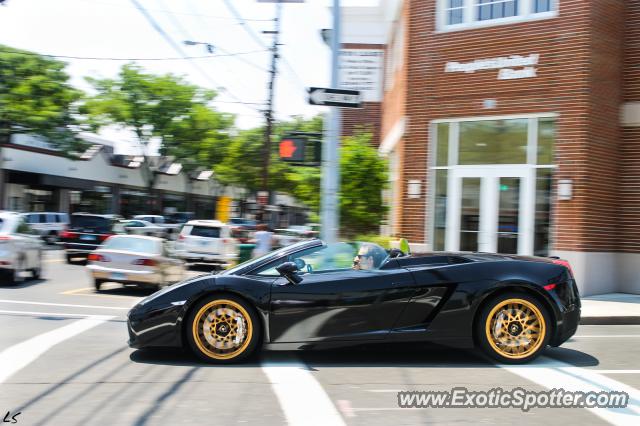 Lamborghini Gallardo spotted in Greenwich, Connecticut