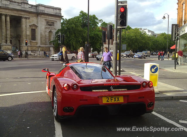 Ferrari Enzo spotted in London, United Kingdom