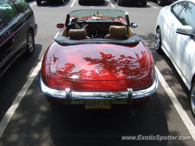 Jaguar E-Type spotted in Greenwich, Connecticut