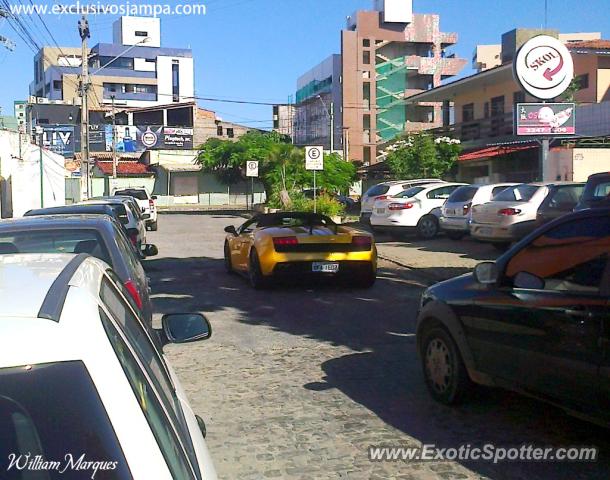 Lamborghini Gallardo spotted in João Pessoa, PB, Brazil