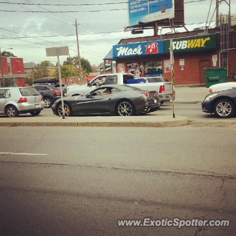 Ferrari California spotted in Toronto, Canada