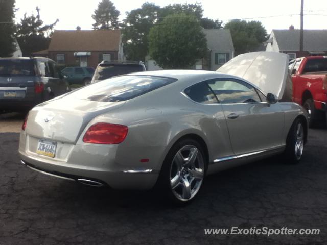 Bentley Continental spotted in Allentown, Pennsylvania