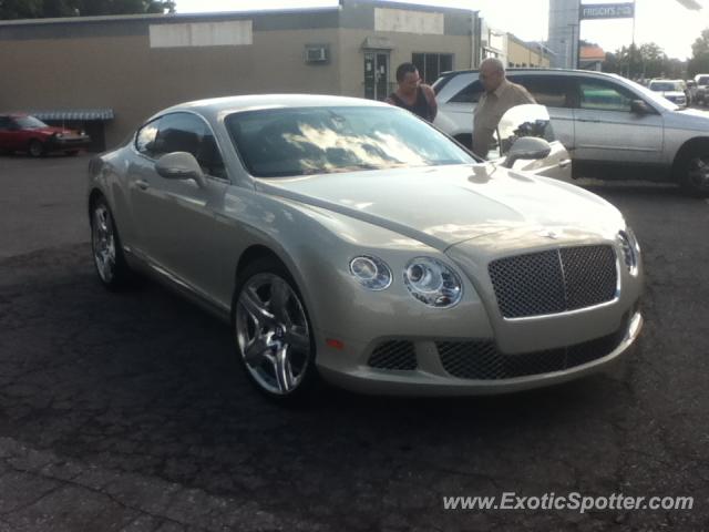 Bentley Continental spotted in Allentown, Pennsylvania