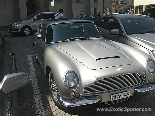Aston Martin DB6 spotted in Zurich, Switzerland