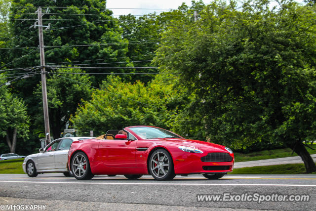 Aston Martin Vantage spotted in Cross River, New York
