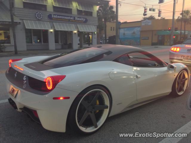 Ferrari 458 Italia spotted in Fort Lauderdale, Florida