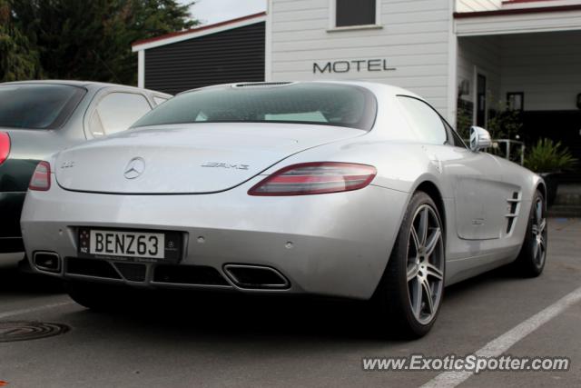 Mercedes SLS AMG spotted in Masterton, New Zealand
