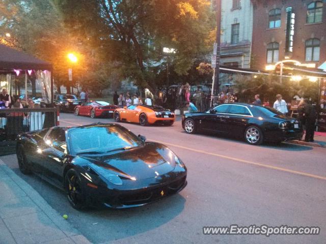 Ferrari 458 Italia spotted in Montreal, Canada