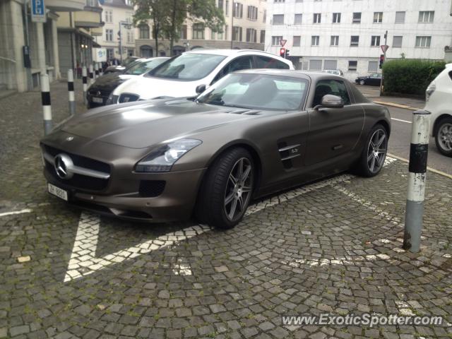 Mercedes SLS AMG spotted in Zurich, Switzerland