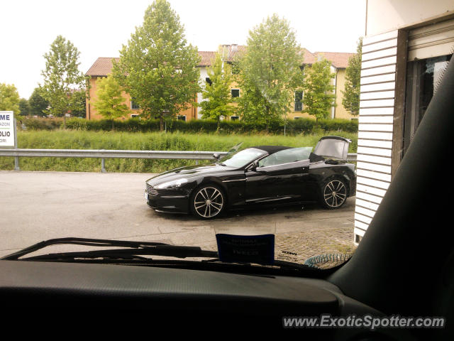Aston Martin DBS spotted in Oderzo, Italy