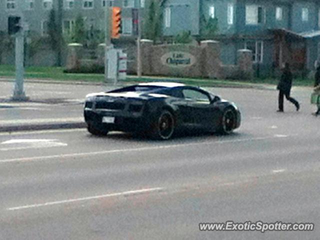 Lamborghini Gallardo spotted in Calgary, Canada