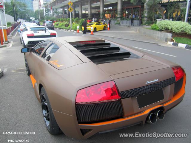 Lamborghini Murcielago spotted in Jakarta, Indonesia