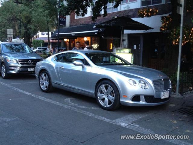 Bentley Continental spotted in Mexico City, Mexico