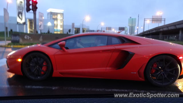 Lamborghini Aventador spotted in Montreal, Canada