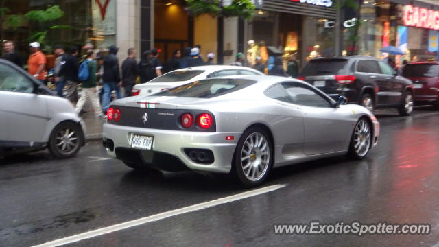Ferrari 360 Modena spotted in Montreal, Canada