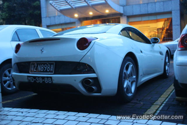 Ferrari California spotted in Xinhui, China