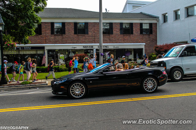 Aston Martin DB9 spotted in Ridgefield, Connecticut