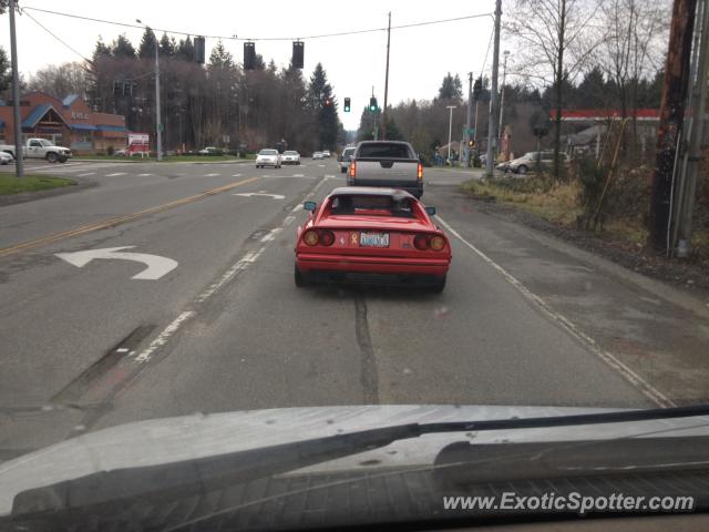 Ferrari 328 spotted in Kingston, Washington