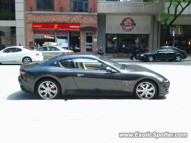 Maserati GranTurismo spotted in Montreal, Canada