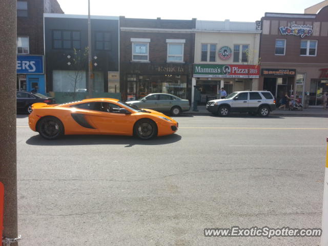 Mclaren MP4-12C spotted in Toronto, Canada