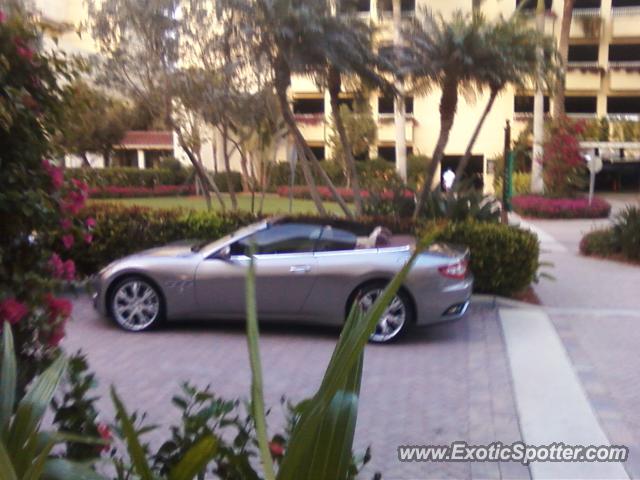 Maserati GranCabrio spotted in Naples, Florida