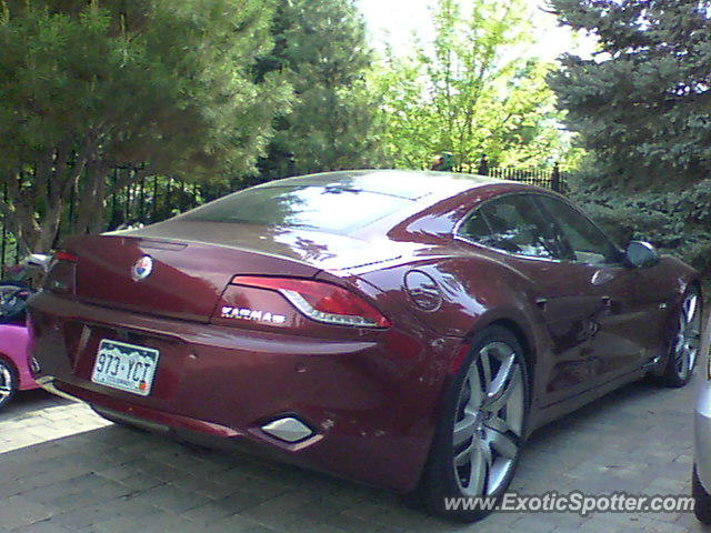 Fisker Karma spotted in Greenwood, Colorado