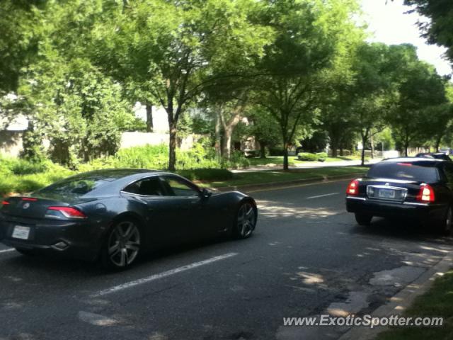 Fisker Karma spotted in Friendshipheight, Maryland