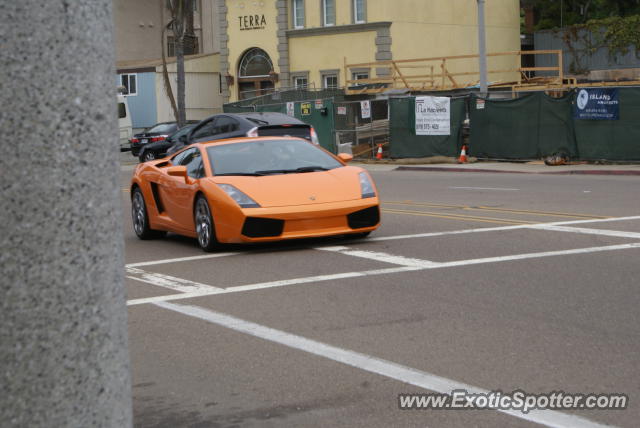 Lamborghini Gallardo spotted in La Jolla, California