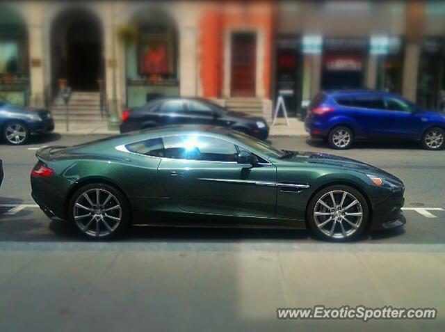 Aston Martin Vanquish spotted in Montreal, Canada