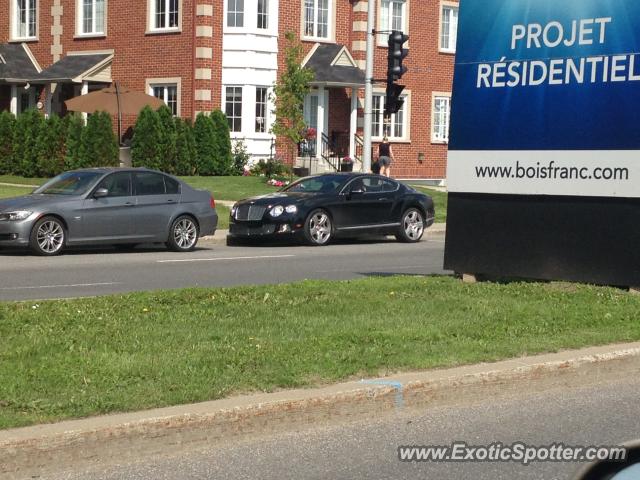 Bentley Continental spotted in Montreal, Canada