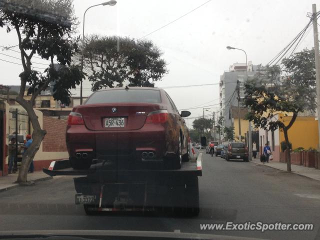 BMW M5 spotted in Lima, Peru