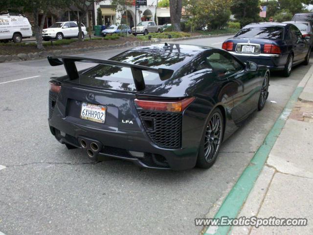 Lexus LFA spotted in Carmel, California