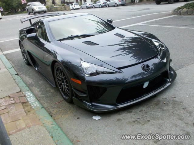 Lexus LFA spotted in Carmel, California