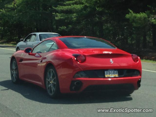 Ferrari California spotted in Atlantic city, New Jersey