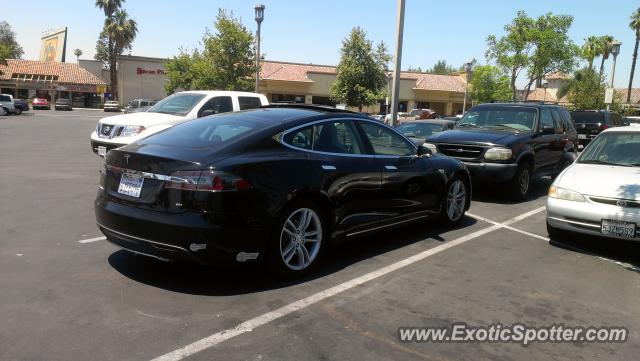 Tesla Model S spotted in Riverside, California