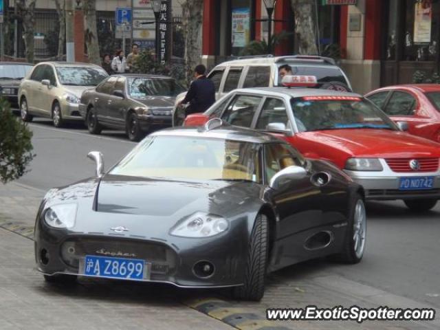 Spyker C8 spotted in Shanghai, China