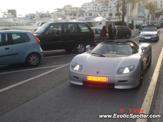 Koenigsegg CC8S spotted in PUERTO BANUS, Spain