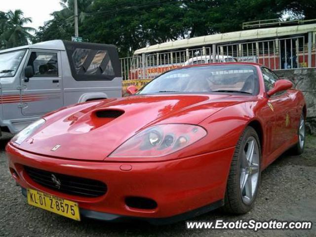 Ferrari 575M spotted in Calicut, India