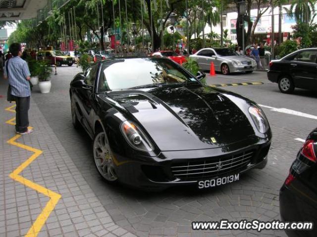 Ferrari 599GTB spotted in Orchard, Singapore