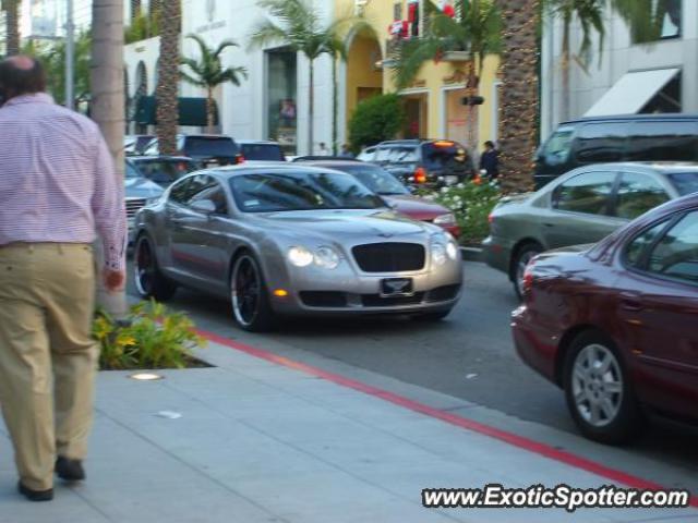 Bentley Continental spotted in Los Angelas, California