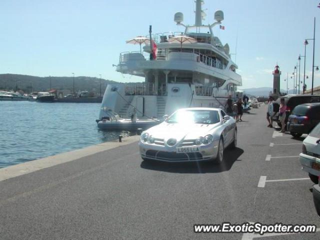 Mercedes SLR spotted in St-Tropez, France